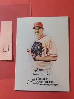 2008 Topps Allen and Ginter #125 John Lackey, cd4 - Image 1 of 2