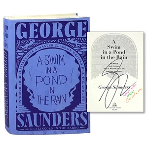 A Swim in the Pond in the Rain, George Saunders. Signed First Edition, 1st Print - Imagen 1 de 6
