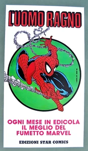 L'UOMO RAGNO. locandina manifesto. 45x23. star comics. anni '90. Spiderman - Bild 1 von 1