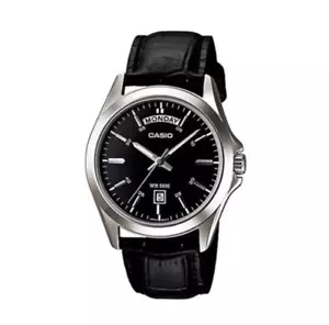 Casio Herren Leder Armbanduhr MTP-1370L-1A - Bild 1 von 2