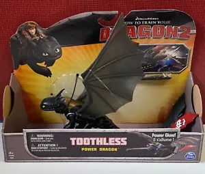 How to Train Your Dragon 2 Toothless Power Dragon Action Figure 2014 POWER GLOW - Picture 1 of 8