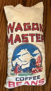 Saco de granos de café vaquero WAGON MASTER gráficos occidentales - Imagen 1 de 10