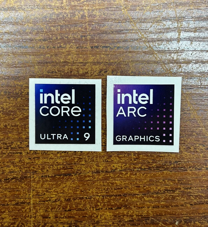 Intel Core i9 Ultra + Intel ARC Graphics Desktop / Laptop sticker label (NEW) - Image 1 of 1
