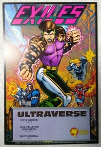 10.5" Malibu Ultraverse Exiles Comic Book Mini Advertising Poster 1993 - Imagen 1 de 2