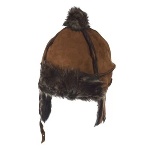 Sombrero de trampero imitación cuero correa para la barbilla conexión francesa - Imagen 1 de 1