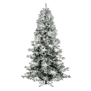 6' Jasper Flock Pine Artificial Christmas Tree Swift - Picture 1 of 1