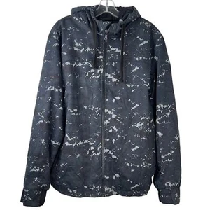 Speed and Strength Men's Jacket Military-Camo Print Hoodie Full-Zip Size Large - Picture 1 of 9