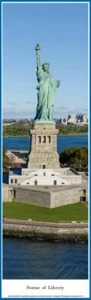 Freiheitsstatue, New York Panoramadruck / Poster von Blakeway - Bild 1 von 1