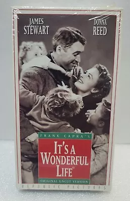 Its a Wonderful Life VHS 2000 New/Sealed Uncut Version James Stewart Donna Reed - Image 1 of 4