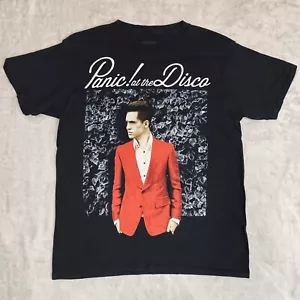 Men's Panic At The Disco Black T Shirt XS-Small Pop Punk Graphic - Picture 1 of 7