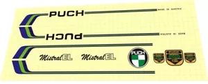 PUCH MISTRAL EL 1981 FRAME DECAL SET - Bild 1 von 2