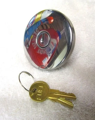 53-54-55-56-57-58-59-60-61-62-CHEVY CORVETTE-PONTIAC-TAPA COMBUSTIBLE GAS CONSTANTE Foto 1 de 4