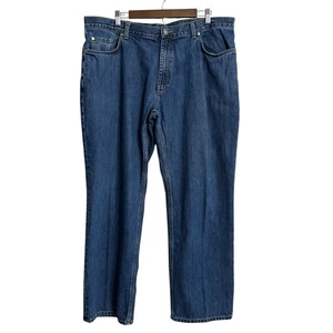 Brooks Brothers jeans mens 42 relaxed fit dark wash blue preppy classic straight - Picture 1 of 14