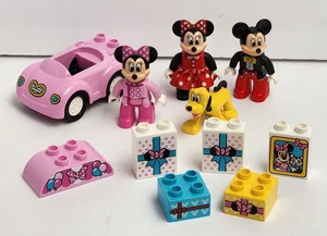 Lego Duplo Disney Mickey Mouse Minnie rosa Auto Pluto Bausteine - Bild 1 von 4