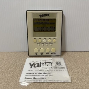Yahtzee Handheld Electronic Dice Game 2007 Tested Works With Instructions - Picture 1 of 3