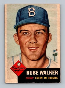 1953 Topps #134 Rube Walker VGEX-EX Vintage Baseballkarte - Bild 1 von 2