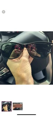 Vintage Ray Ban Wayfarer Sunglasses Black - Image 1 of 2