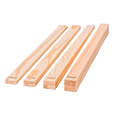 8Pcs 3/5/7/10MM Rolling Mud Guide Clay Rolling Pin Guide Slabs - Image 1 of 4
