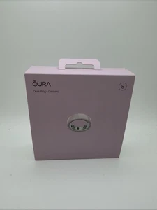 NEW SEALED - Oura Ring Gen 4 -Size 8 - Ceramic (Petal) - Picture 1 of 3