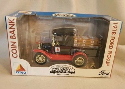 Citgo Gearbox 1918 Ford Runabout Pickup Truck Collectible Coin Bank Unopened - Image 1 of 4