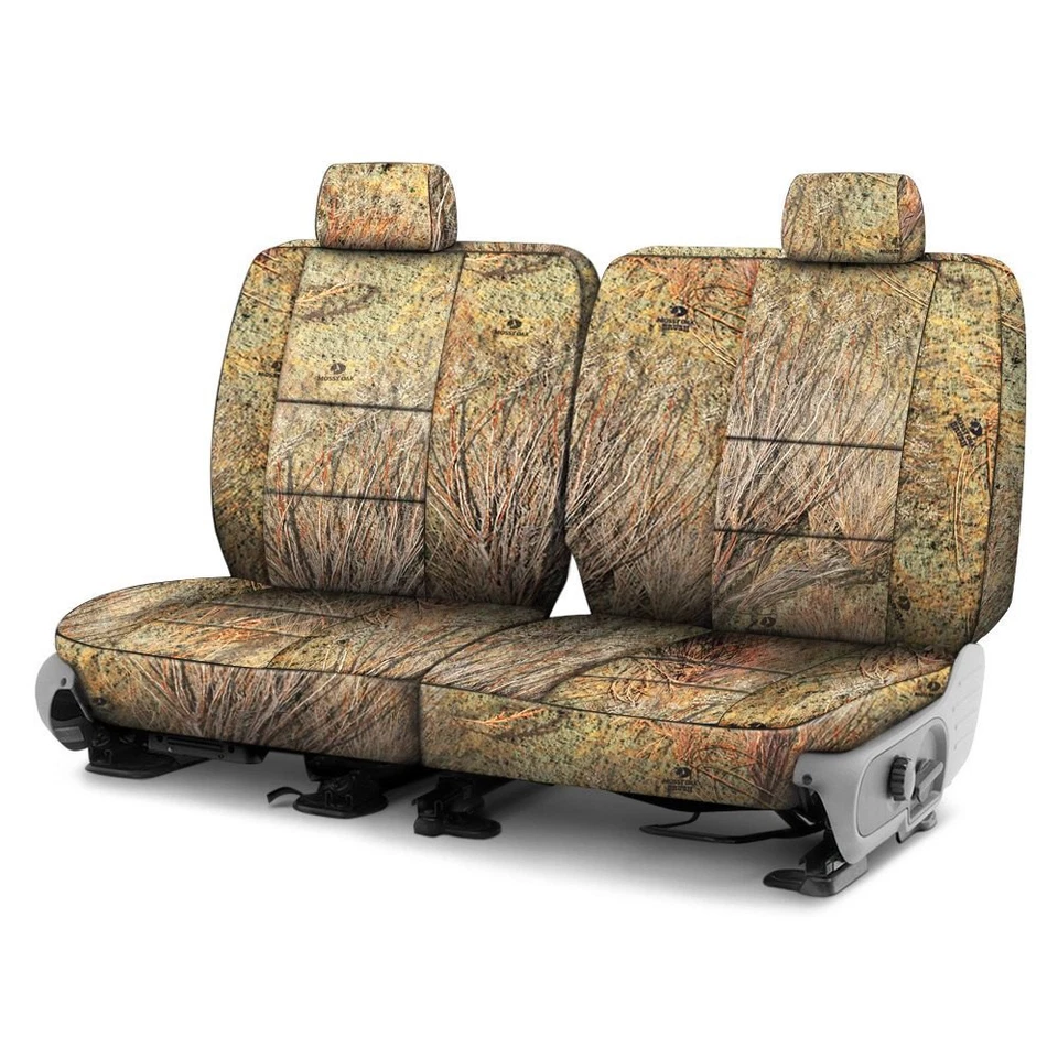 For Cadillac Escalade ESV 08-13 Mossy Oak 3rd Row Camo Brush Custom Seat Covers - Image 1 of 4