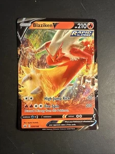2021 Pokémon Sword Shield Cosmic Eclipse Blaziken V 20 /198 Full Art Holo Rare - Picture 1 of 6