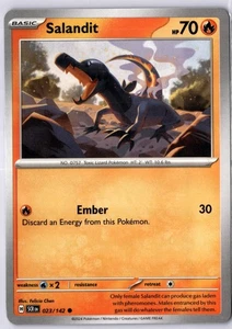 Salandit 023/142 Sv07: Stellar Crown Regular Common NM - Picture 1 of 2