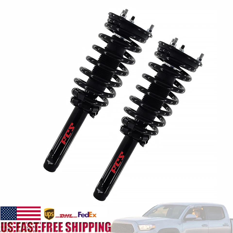 2 Front FCS Shocks Shocks Struts Coil Springs For Kia Amanti 2006 2005 2004 - Image 1 of 1