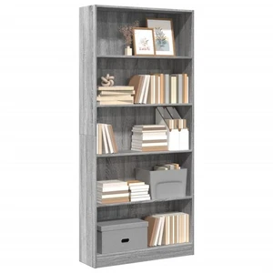 Großes Bücherregal | 80x176 cm | Aktenregal | Highboard | Büroregal | Holzregal - Bild 1 von 119