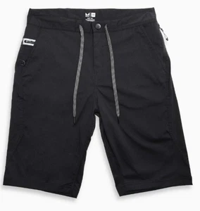 686 Mens Platform Bike Shirts Size 30 Evil Black 12" Inseam Mountain Bike Nylon - Picture 1 of 9