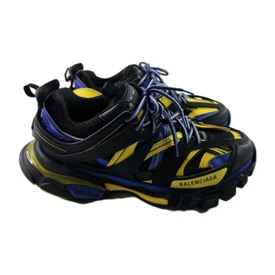 Balenciaga Track Runner Size 44 EU/11 US Black Blue Yellow - Image 1 of 4