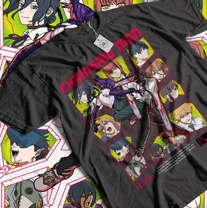 Chainsaw Man T-Shirt Chainsaw Man Horror Anime CSM Denji Power Shirt alle Größen - Bild 1 von 7