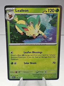 Pokemon Leafeon SVP 170 Escarlata y Violeta Cosmos Holo Black Star Promo - Imagen 1 de 1