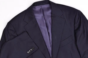 Suitsupply Napoli Vitale Perennial Navy Wool Super 110s Blazer Jacket 42S - Picture 1 of 13