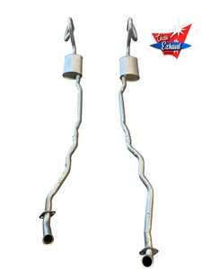 1968-1969 AMC JAVELIN DUAL EXHAUST SYSTEM, ALUMINIZED - Picture 1 of 4