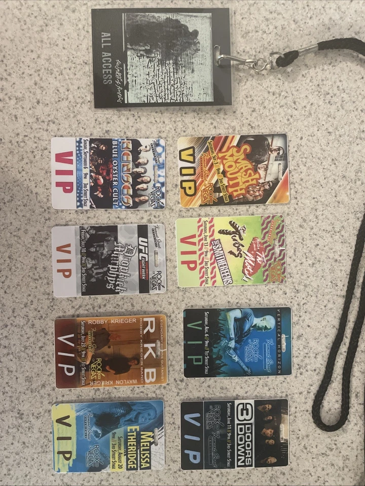 Multiple Concert VIP Passes Including 3 Doors Down, Smashing Pumpkins, And More - Image 1 of 4