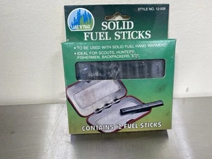 Vintage Solid Fuel Sticks for Handwarmers Camping Hunting Outdoor - 19 sticks - Picture 1 of 2
