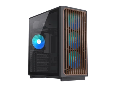 GAMEMAX F45 BW Black USB3.0 /Type C ATX Mid Tower Gaming Computer Case w/l - Image 1 of 4