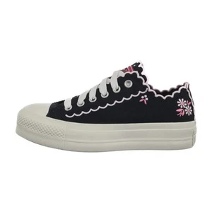 Converse Women's CTAS Lift Ox Black/Vintage White/Pink/A13529C - US 8.5 EU 39.5 - Picture 1 of 6