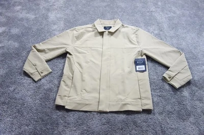 Bylt Jacket Mens Large Beige District Snap Split Hem Performance Tech - Image 1 of 4