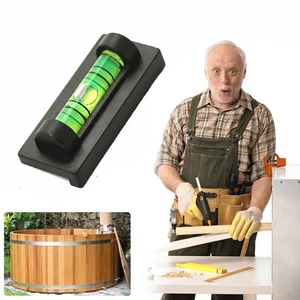 1PC Magnetic Bubble Spirit Level Small Portable Mini Q7C5 Tool A1C8 S8C6 F4I2 - Picture 1 of 8