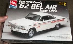 AMT 6699 1962 CHEVY FS BEL AIR DON NICHOLSON SUPER STOCK Model Car Kit McM FS - Picture 1 of 1