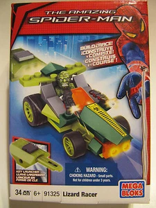 MEGA BLOKs SET 91325 Spider-man Lizard amazing key launcher Build & Racer - Picture 1 of 2