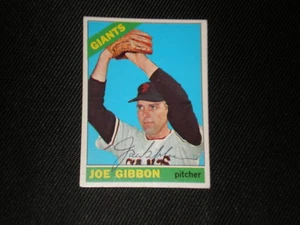 JOE GIBBON 1966 TOPPS SIGNED AUTOGRAPHED CARD #457 HI# GIANTS - Picture 1 of 1