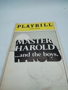 Juli 1982 PLAYBILL/Tic MASTER HAROLD AND THE BOYS, LYCEUM THEATRE, DANNY GLOVER  - Bild 1 von 5