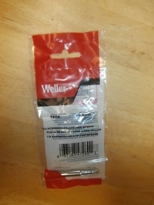 PUNTA DE SOLDADOR WELLER ST4 3/16 SE ADAPTA A WP25/WP35/WP40 T-ST4 PUNTA PLANA ÚNICA. NUEVO EN PAQUETE Foto 1 de 3