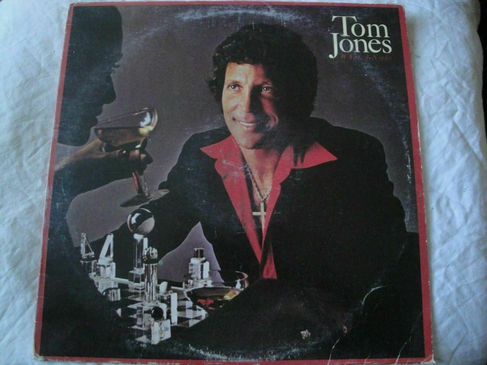 TOM JONES WHAT A NIGHT VINYL LP 1977 EPIC RECORDS WHITE LABEL PROMO, THE HEART Foto 1 de 4
