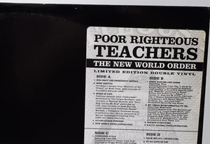POOR RIGHTEOUS TEACHERS - THE NEW WORLD ORDER P Records 1996 Original (M/Vg++) - Picture 1 of 6