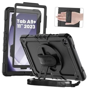 Case for Samsung Galaxy Tab A9+/ A9 Plus Case 11 inch (SM Black+Black - Picture 1 of 7