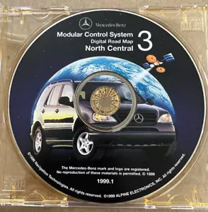 Genuine Mercedes C, E, CL, CLK S SL G-Class Navigation Map 3, 1999.1 - Picture 1 of 2
